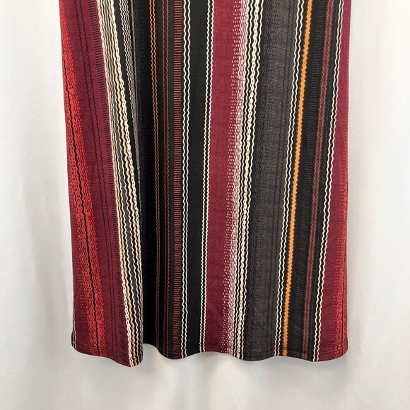 BCBGeneration Striped Shift Dress Short Sleeve Above Knee Multicolor Size Small - Picture 5 of 9